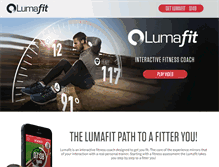 Tablet Screenshot of lumafit.com